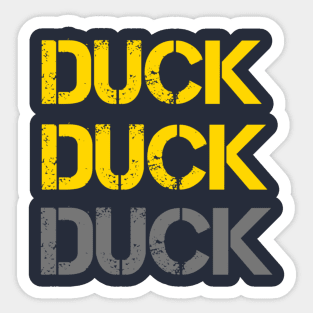 Duck duck grey duck Sticker